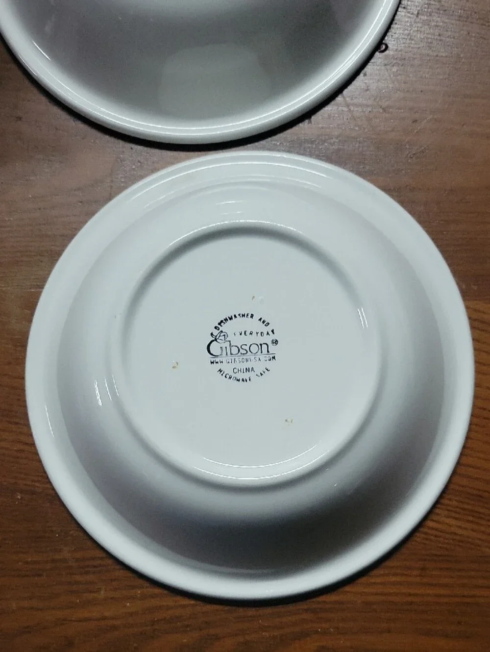 Vintage Gibson Bella Everyday Soup Cereal Bowls Set of 2 Blue Purple Floral